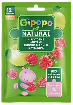 Фруктовые фигурки яблоко, малина, клубника